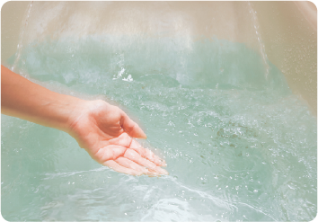 暖かいお風呂に!